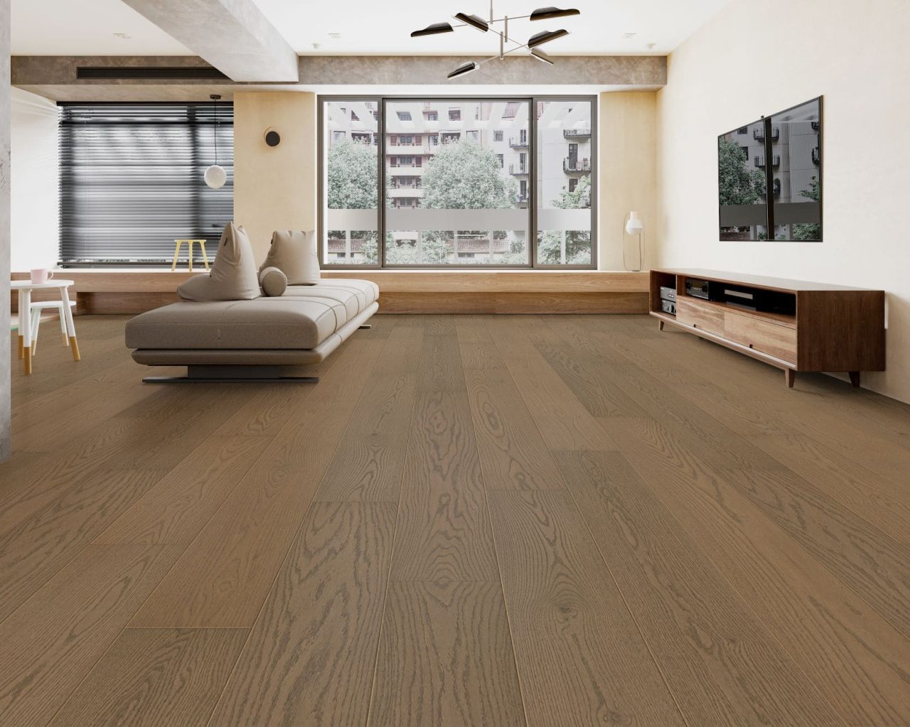 Terra Legno Engineered Coco Bronze – Simple 8 1/2″ by Terra Legno, engineered wood flooring, shown in a room setting (manufacturer image)
