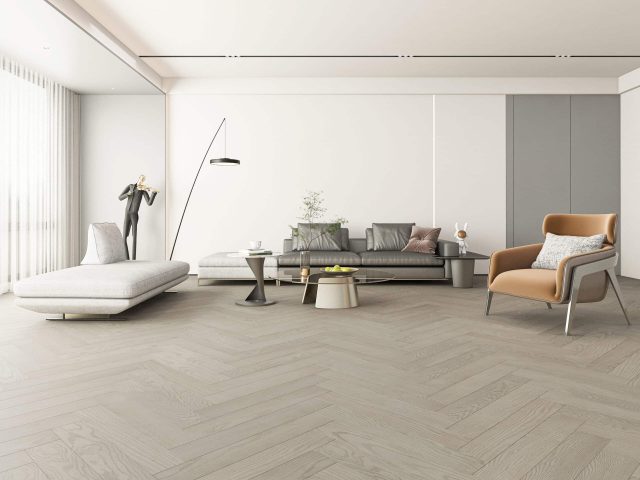 Terra Legno Simple – Gray Cloud by Terra Legno, engineered wood flooring, detail view