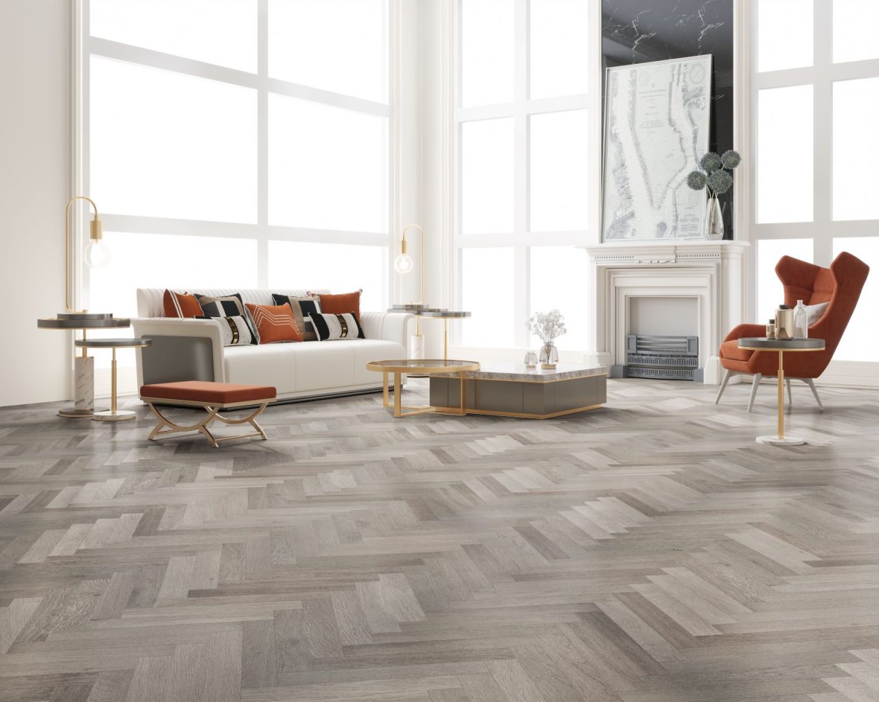 Terra Legno Simple Engineered – Gray Dusk by Terra Legno, engineered wood flooring, detail view