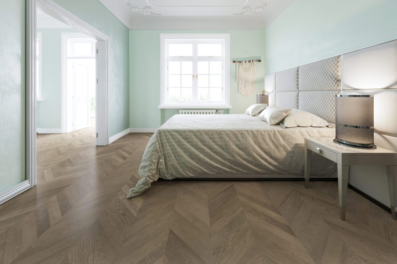 Terra Legno Hearthstone Engineered – Natural Oak by Terra Legno, engineered wood flooring, shown in a room setting (manufacturer image)