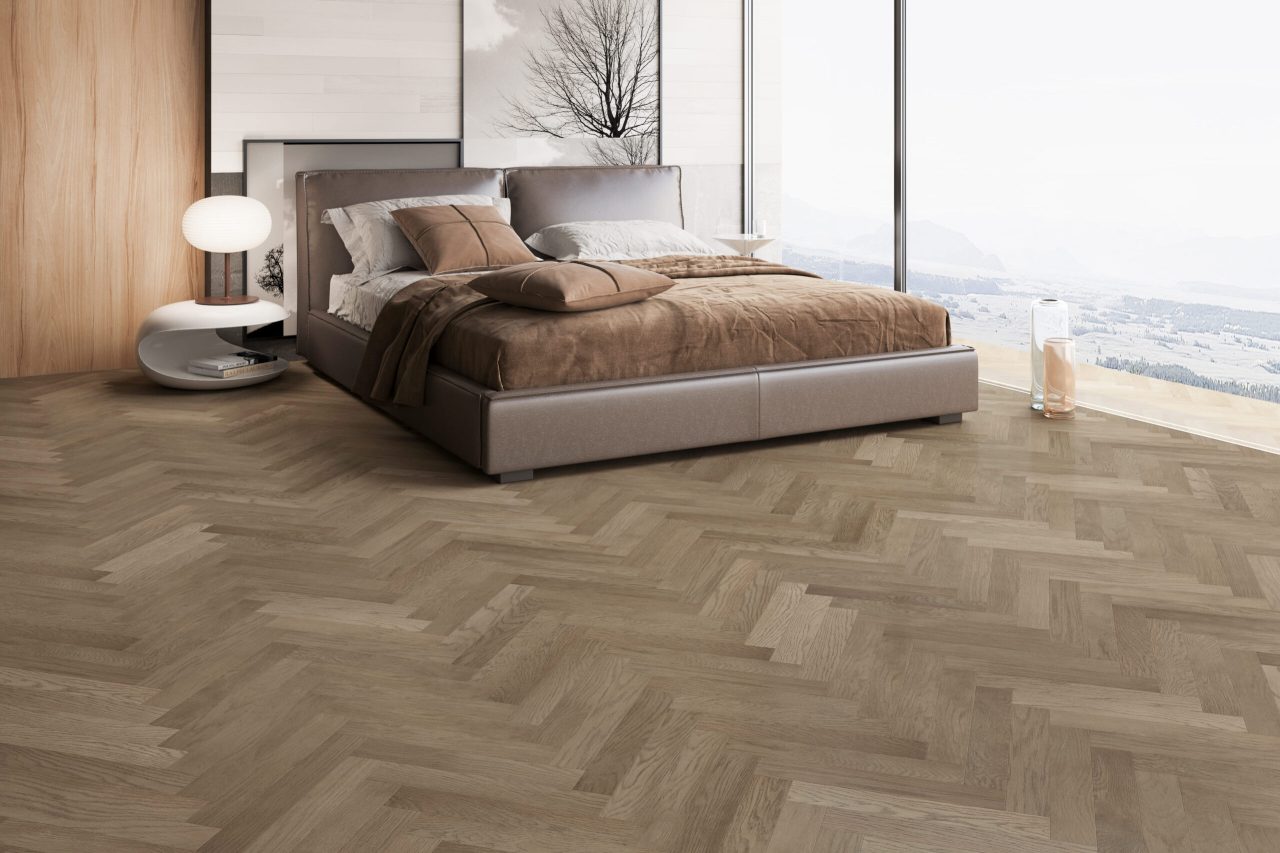 Terra Legno Hearthstone Engineered – Natural Oak by Terra Legno, engineered wood flooring, shown in a room setting (manufacturer image)