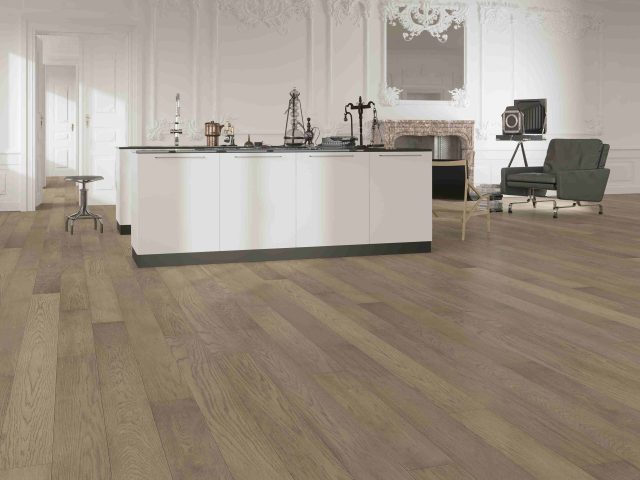 Terra Legno Hearthstone Engineered – Natural Oak by Terra Legno, engineered wood flooring, shown in a room setting (manufacturer image)