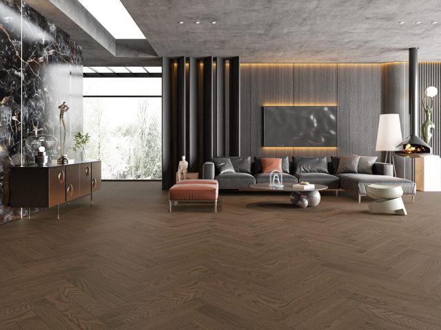 Terra Legno Mystique Simple – 6″ Engineered Oak by Terra Legno, engineered wood flooring, detail view