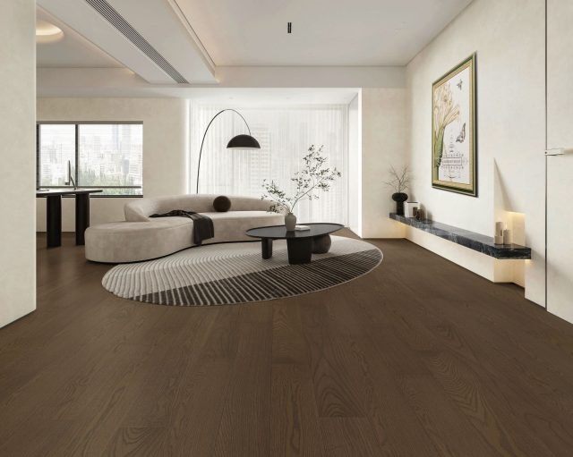 Terra Legno Mystique Simple – 6″ Engineered Oak by Terra Legno, engineered wood flooring, shown in a room setting (manufacturer image)