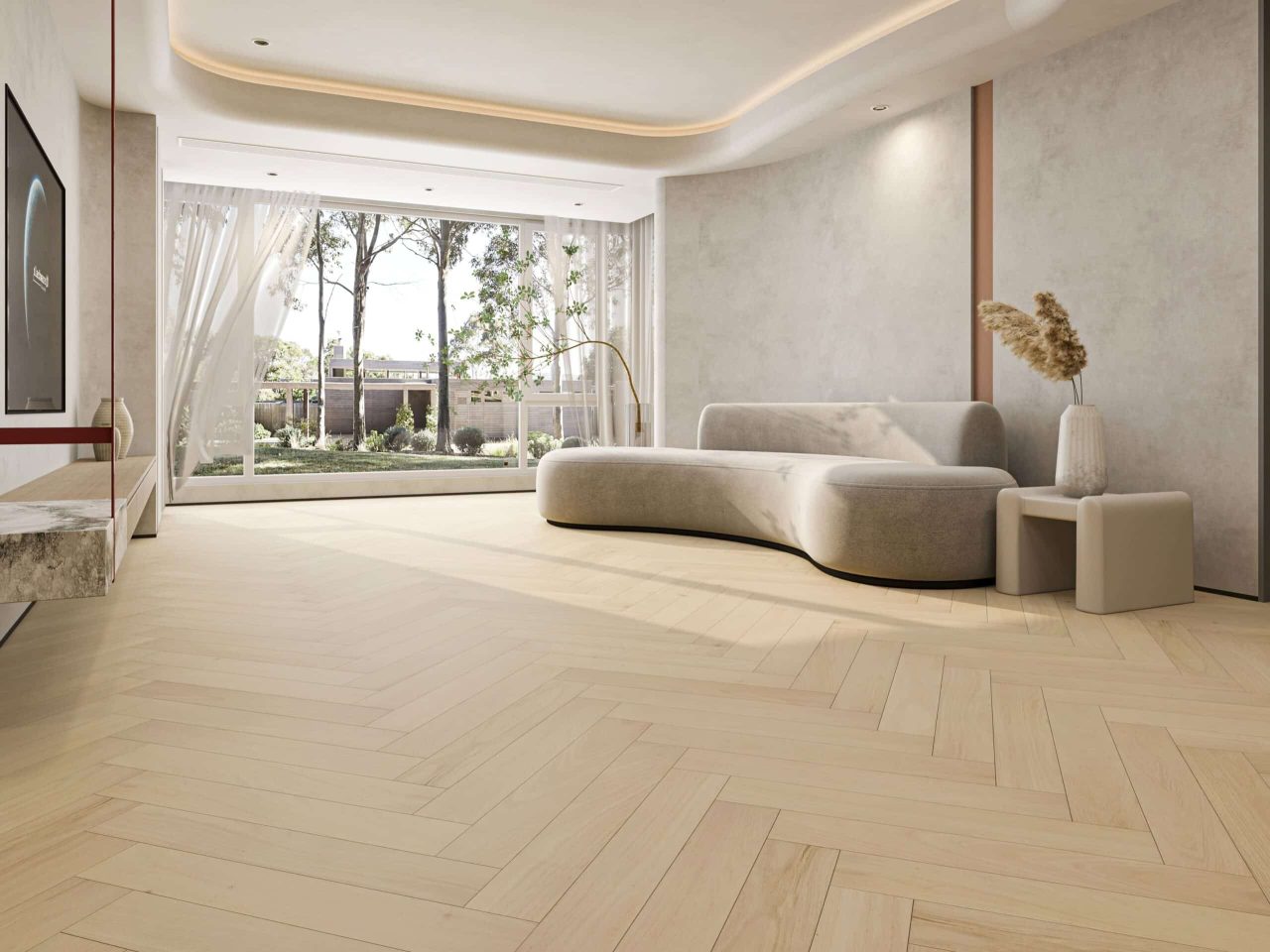 Terra Legno Nordic Light – Simple 8 1/2″ by Terra Legno, engineered wood flooring, detail view