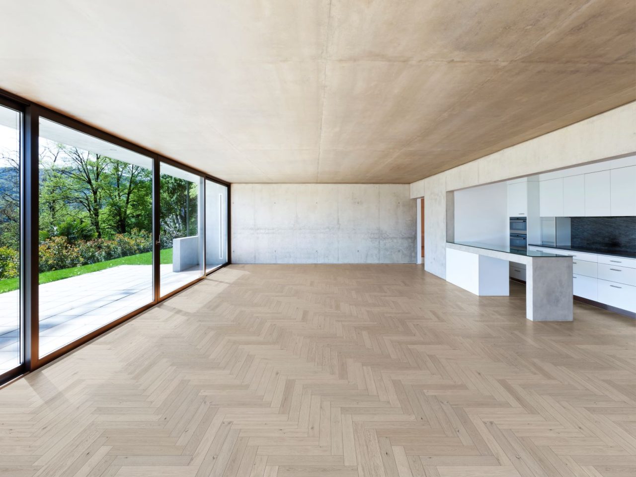 Terra Legno Engineered Oak – Mist 6″ by Terra Legno, engineered wood flooring, detail view