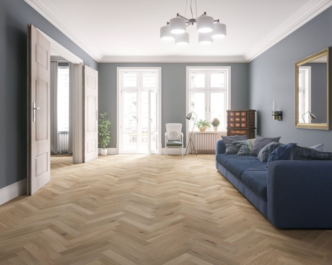 Terra Legno Simple 6″ Sand Dune by Terra Legno, engineered wood flooring, detail view