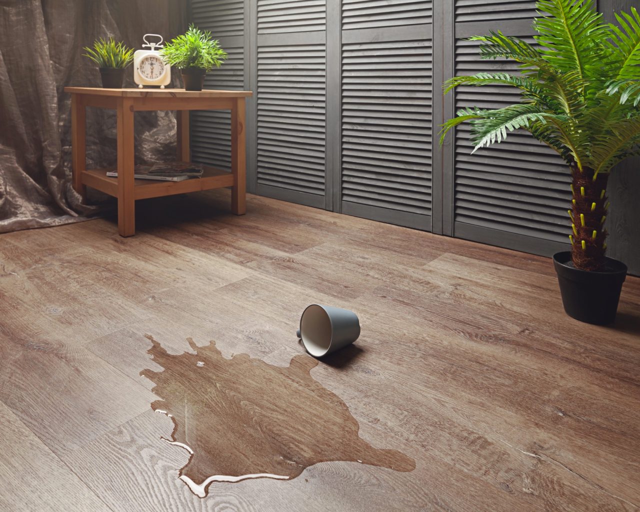 Terra Legno LVT – Sequoia Brown by Terra Legno, luxury vinyl tile flooring, shown in a room setting (manufacturer image)