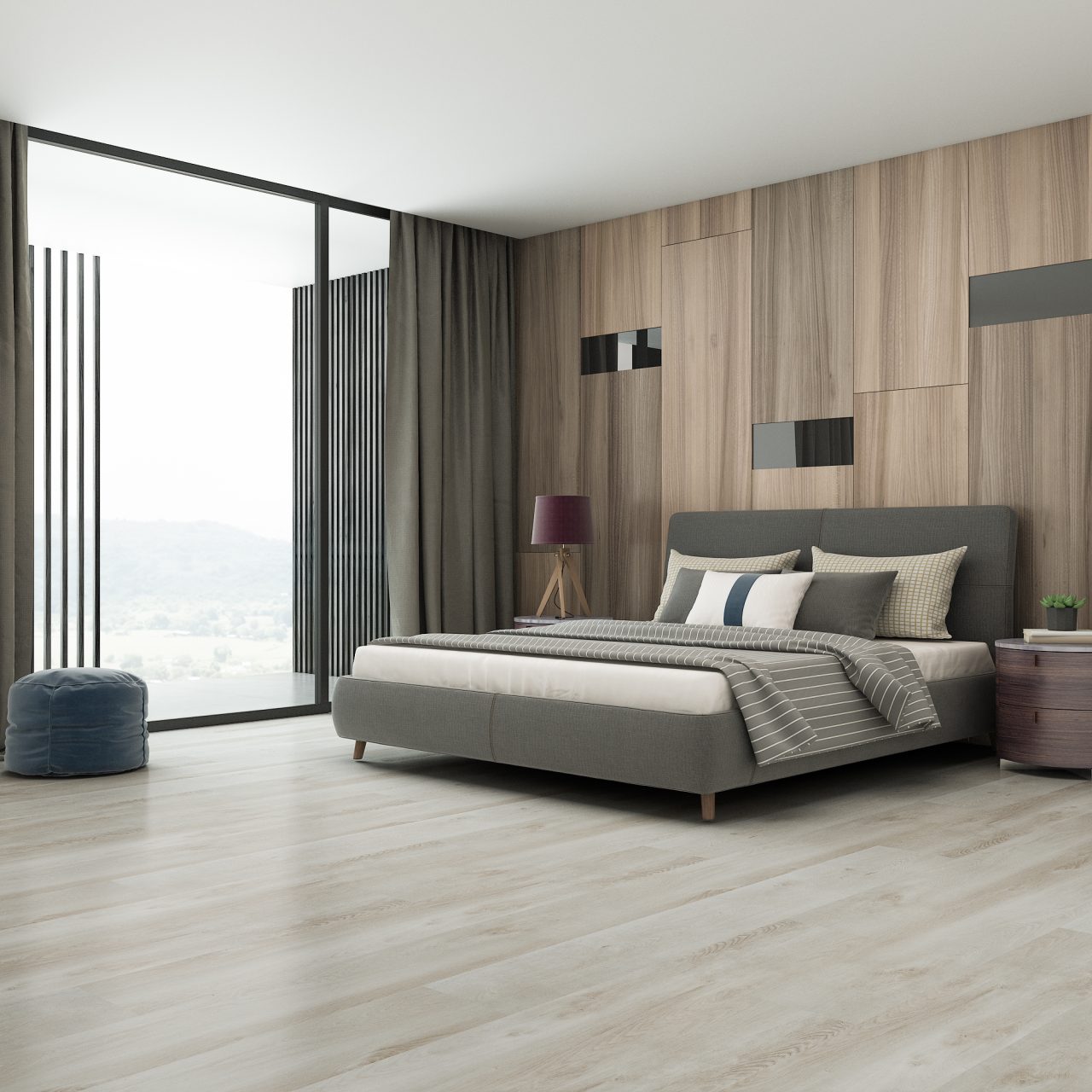Terra Legno LVT – Snow White by Terra Legno, luxury vinyl tile flooring, shown in a room setting (manufacturer image)
