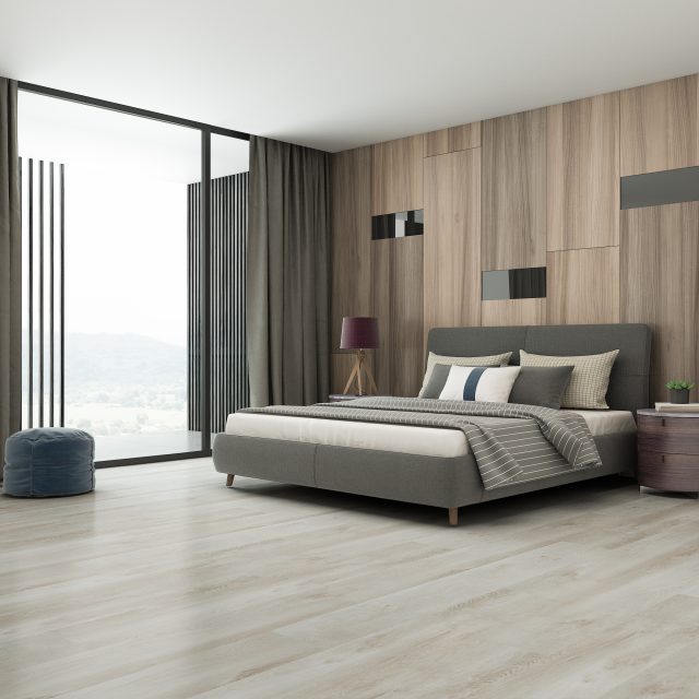 Terra Legno LVT – Snow White by Terra Legno, luxury vinyl tile flooring, shown in a room setting (manufacturer image)