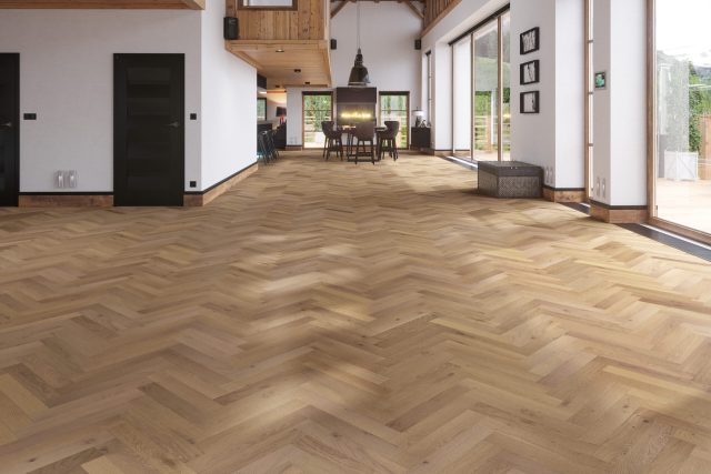 Terra Legno Engineered TABAC – Natural by Terra Legno, engineered wood flooring, shown in a room setting (manufacturer image)