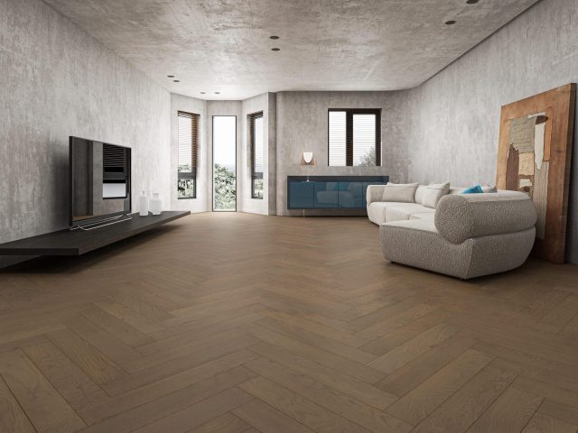 Terra Legno Engineered Taupey Brown – Natural Smooth by Terra Legno, engineered wood flooring, detail view