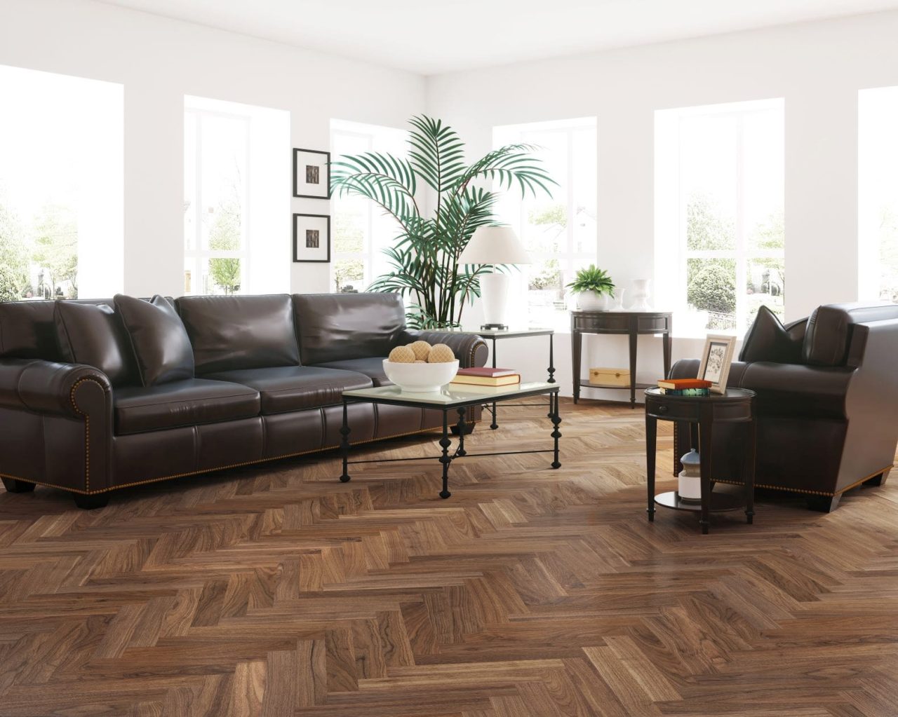 Terra Legno Walnut Rustic – Simple 6″ by Terra Legno, engineered wood flooring, detail view