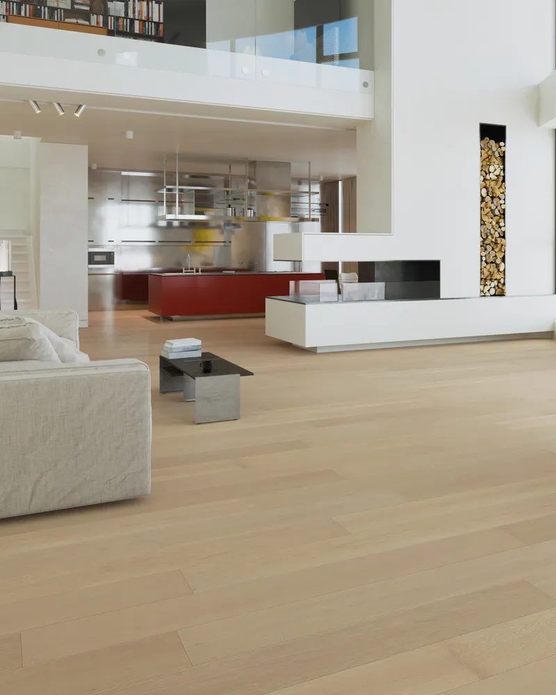 Bisque by Terra Legno, engineered wood flooring, plank sample