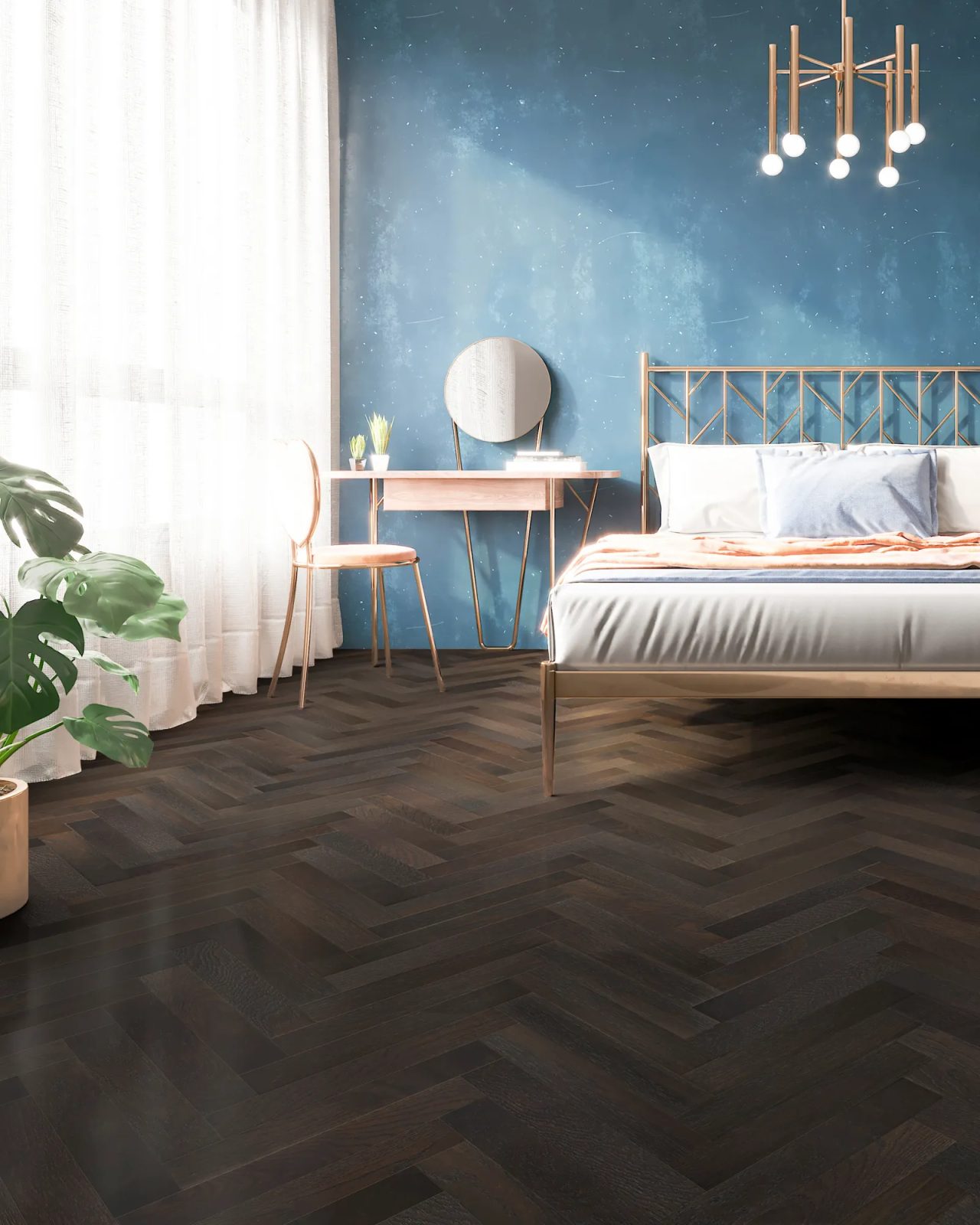 Blackpearl by Terra Legno, engineered wood flooring, plank sample