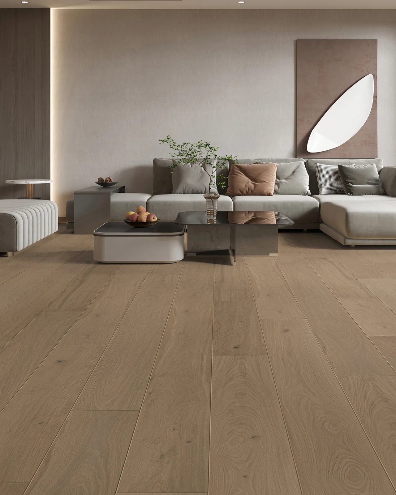 Fawn by Terra Legno, engineered wood flooring, plank sample