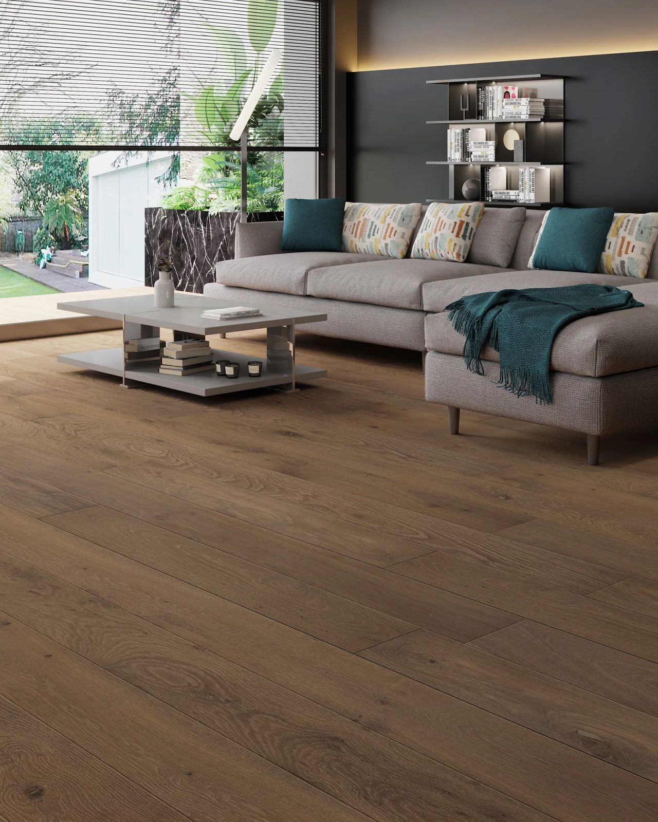 Smokedbourbon by Terra Legno, engineered wood flooring, plank sample