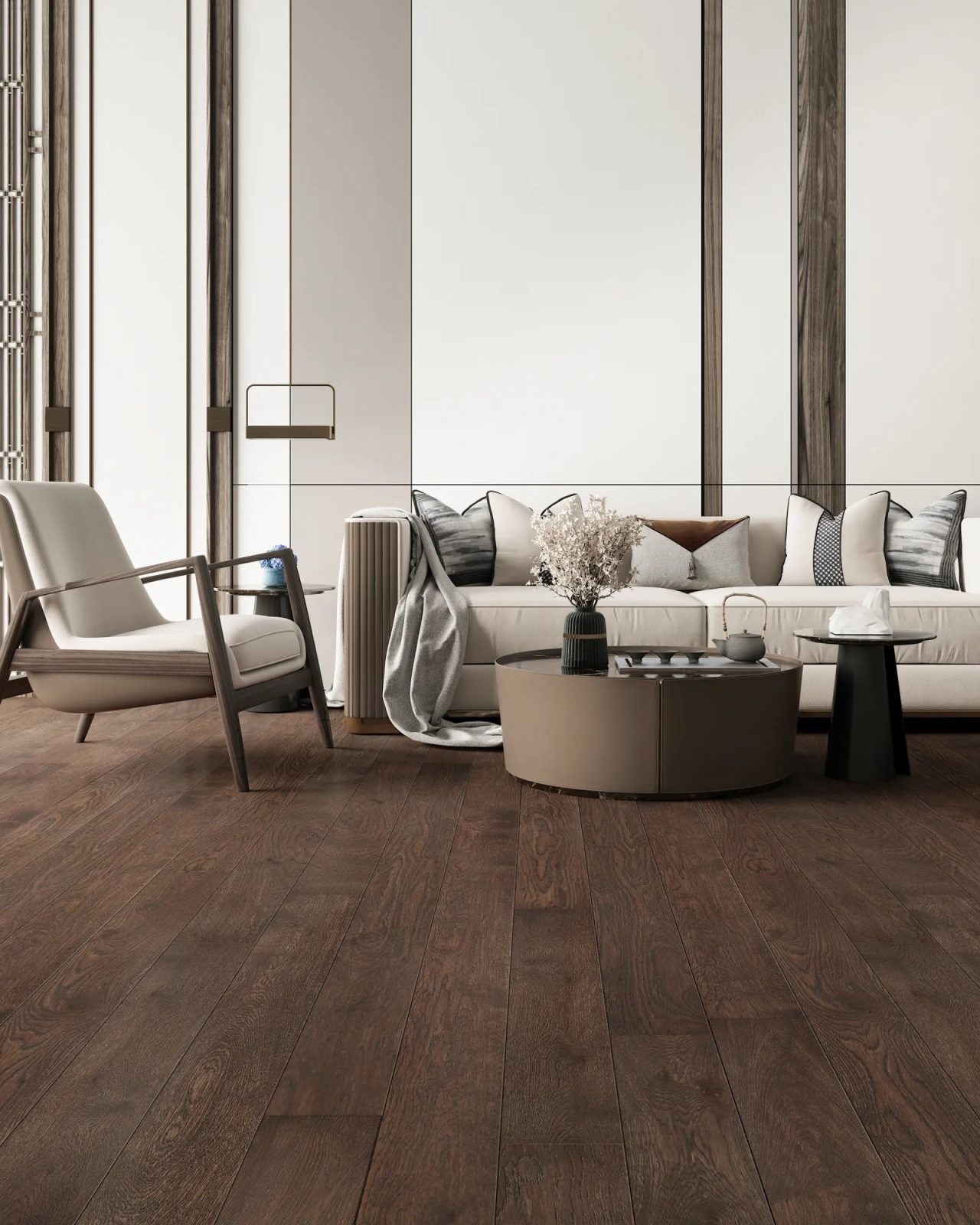 Smokedumber by Terra Legno, engineered wood flooring, plank sample