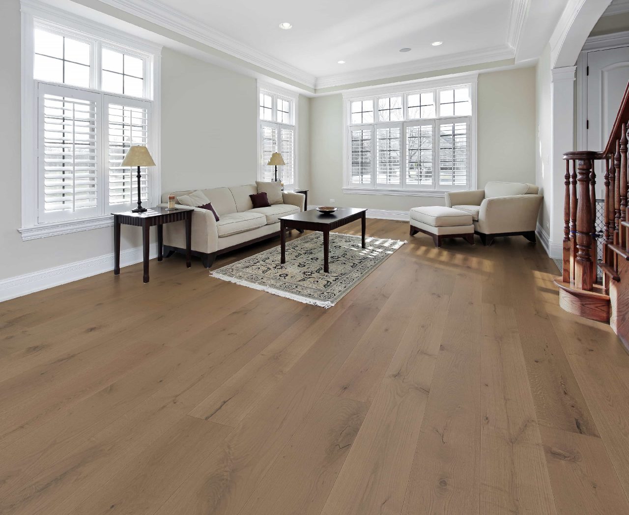 Natural Aged Oaks – Walden-NAO4 by Compass Flooring, engineered wood flooring, plank sample