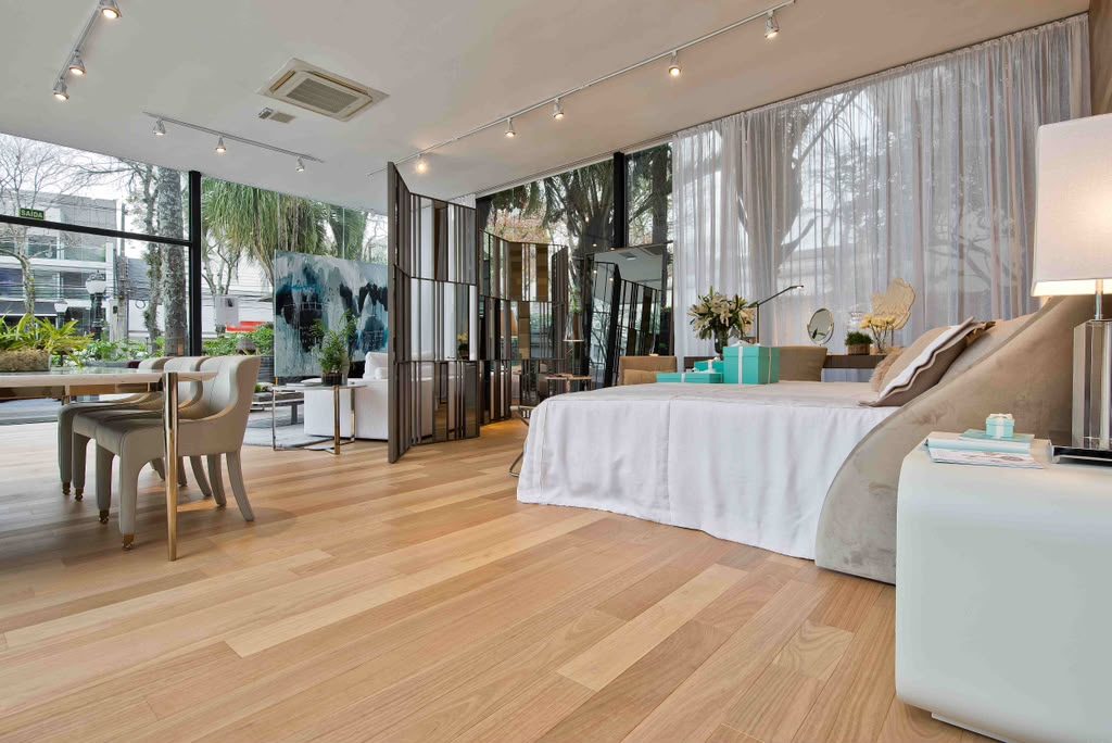 Gold Flooring Natural solid hardwood flooring